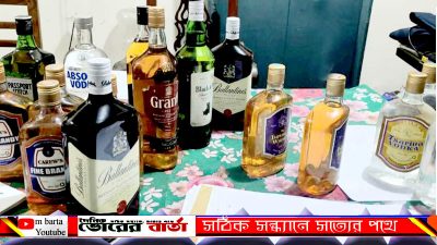 সালথায় দেশি-বিদেশি ব্র্যান্ডের