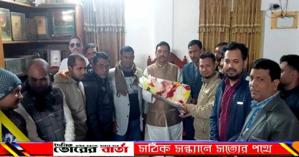সালথা প্রেসক্লাবের সাংবাদিকদের