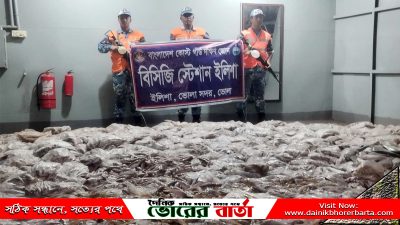 আটক করা মাছ এতিম খানায় ও অসহায়দের মধ্যে