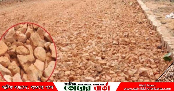 সড়কটির কাজ অনিয়মের আশ্রয়