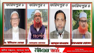 ৪টি সংসদীয় আসনেরই প্রার্থী চূড়ান্ত