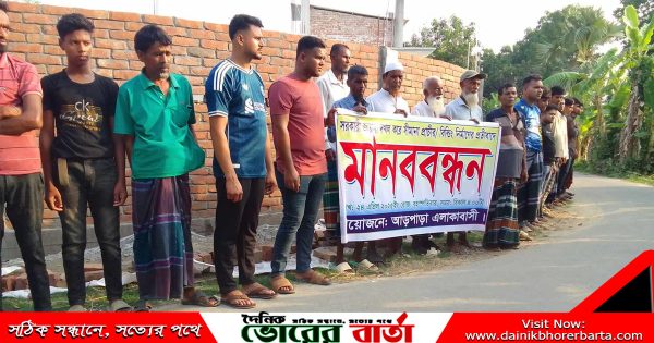 সরকারি হালট (রাস্তা) জায়গা দখল করে পাকা ঘর
