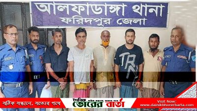 বোয়ালমারীতে আওয়ামী লীগ, যুবলীগ ও স্বেচ্ছাসেবক লীগের ৫ নেতাকর্মীকে