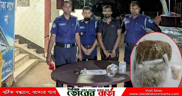যৌথবাহিনীর অভিযানে গাঁজা ও ইয়াবাসহ শিপন গ্রেপ্তার