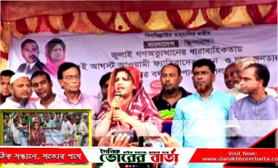 আয়নাঘর নামক কোনো বস্তু যেন আর সৃষ্টি না হয়-সালথায় শামা ওবায়েদ