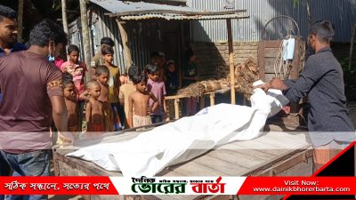 পারিবারিক কলহের জেরে টিনের বেড়া ভেঙ্গে ঘরে