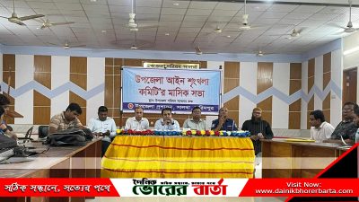আইন-শৃঙ্খলা কমিটির মাসিক