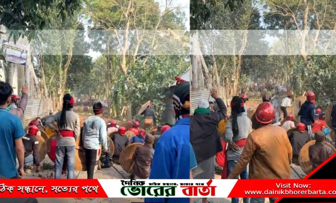 জমি সংক্রান্ত বিরোধকে কেন্দ্র করে দুই পক্ষের