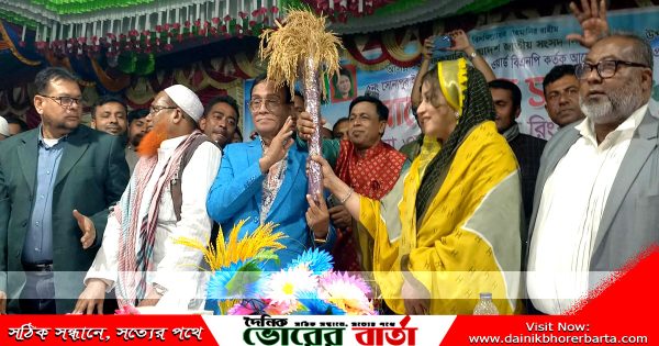 সালথার ফুকরায় বিএনপির নির্বাচনী উঠান