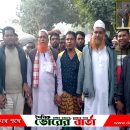 সালথার সোনাপুরে আনন্দ মিছিল ও মিষ্টি বিতরণ