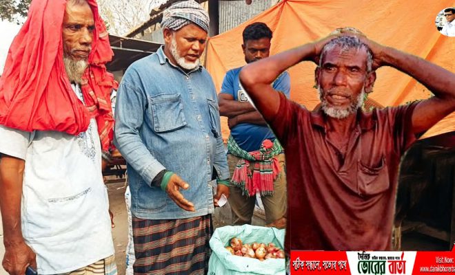 পেঁয়াজের মূল্য কম হওয়ায় কৃষকের মাথায় হাত!