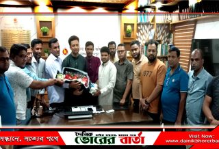 নবাগত উপজেলা নির্বাহী অফিসারের সাথে সাংবাদিকদের মতবিনিময়