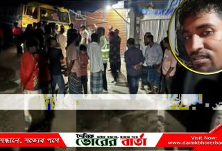 বেপরোয়া গতিতে গাড়ি চালিয়ে