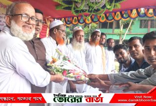 সালথায় কেএম ওবায়দুর রহমান স্মৃতি ফুটবল টুর্নামেন্টের শুভ উদ্বোধন