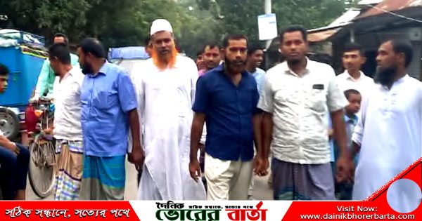 যেকোনো কর্মসূচি প্রতিহতের ঘোষণা দিয়ে সালথায় বিএনপির মিছিল