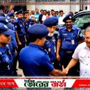 আগৈলঝাড়ায় থানা পরিদর্শনে তথ্য মন্ত্রী ও সম্প্রচার মন্ত্রী জহির উদ্দিন স্বপন।