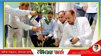 জয়ঝাপ সঃপ্রাঃ বিদ্যালয়ে বৃক্ষরোপন কর্মসূচির উদ্বোধণ