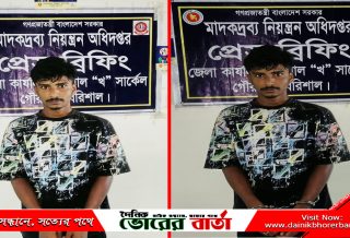 আগৈলঝাড়ায় মাদকদ্রব্য নিয়ন্ত্রণ অধিদপ্তরের