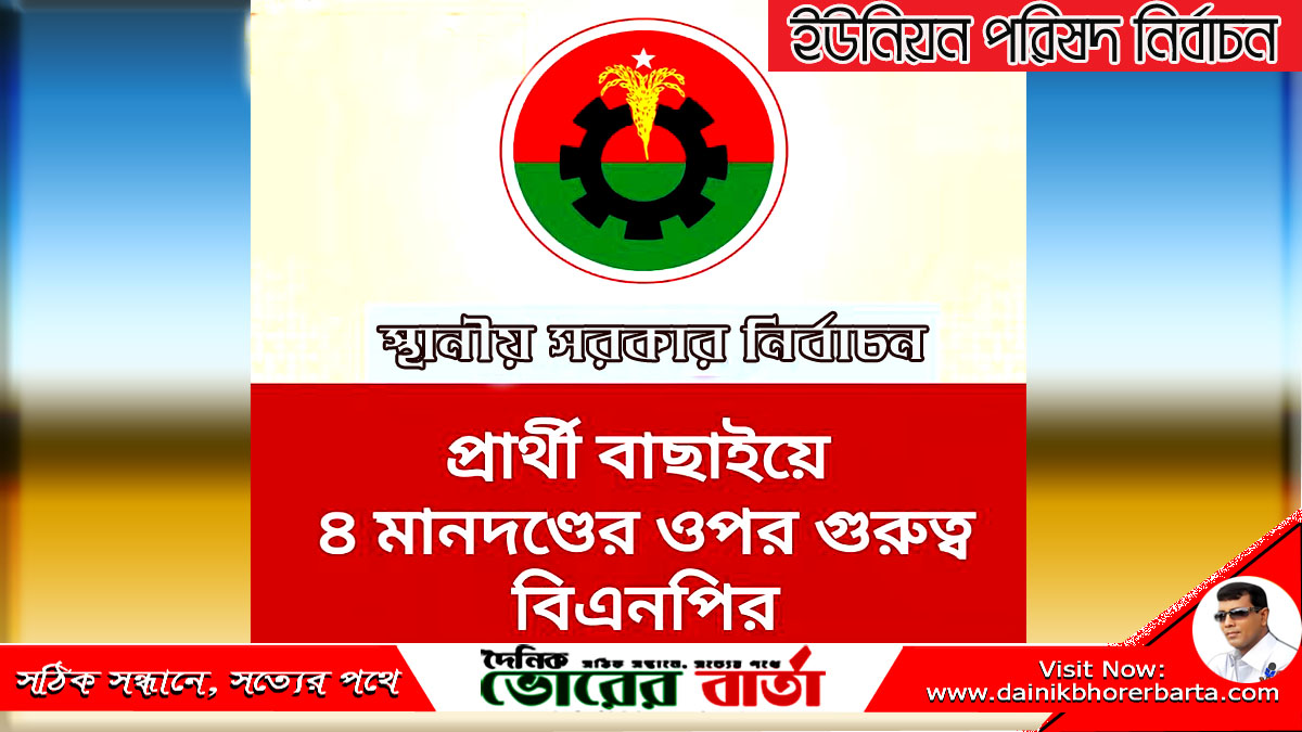 ক্লিন ইমেজের প্রার্থী বাছাইয়ে